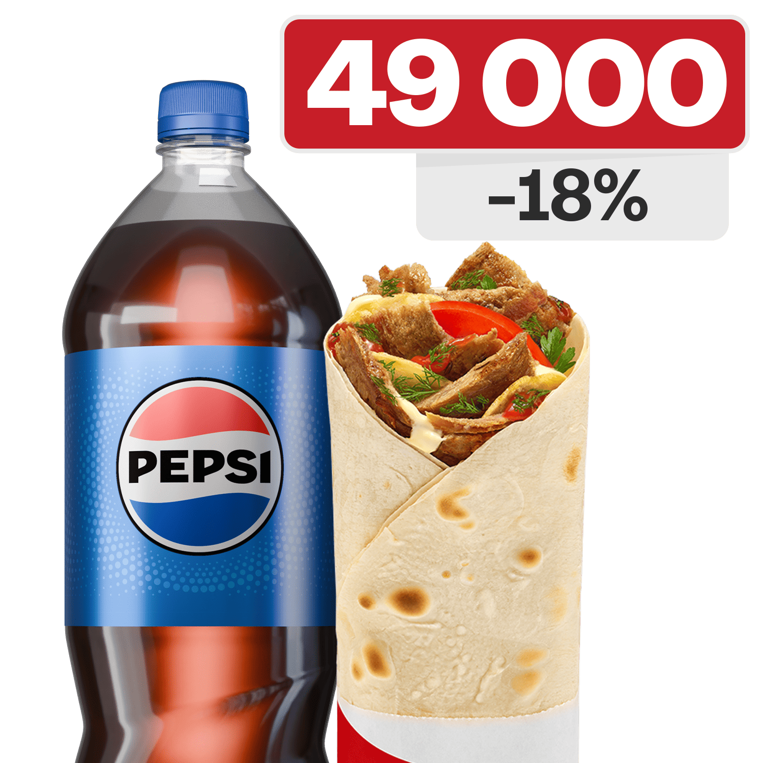 Original katta lavash+Pepsi 1.5 L