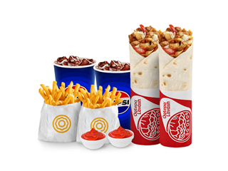 Куриная пара лавашей