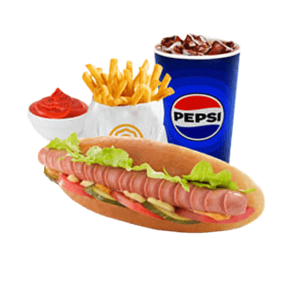 Сет сырный хот дог